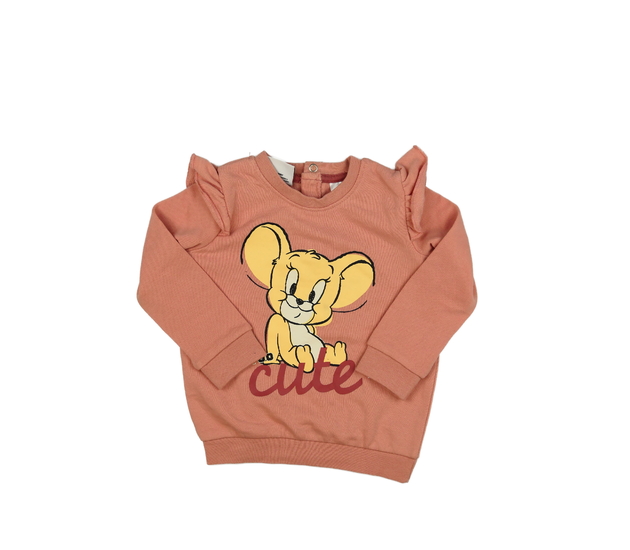 Oranžová mikina s volánky Tom&Jerry 
