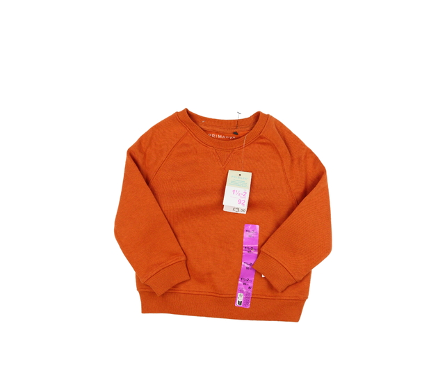 Nová tmavě oranžová mikina Primark 