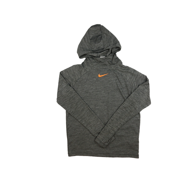 Šedá slabá sportovní mikina vel. 170 Nike 