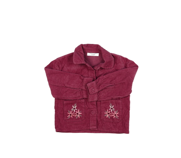 Růžová manšestrová košile ala kabátek Primark 