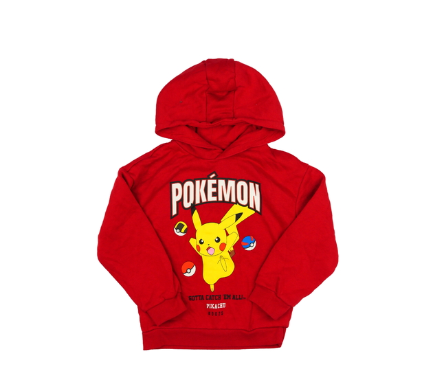 Červená mikina Pokémon Primark 