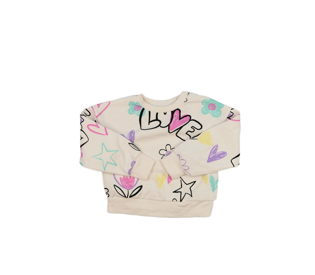 Krémová roztomilá mikina Primark 