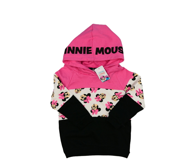 Nová černo-růžová mikina Minnie Disney 