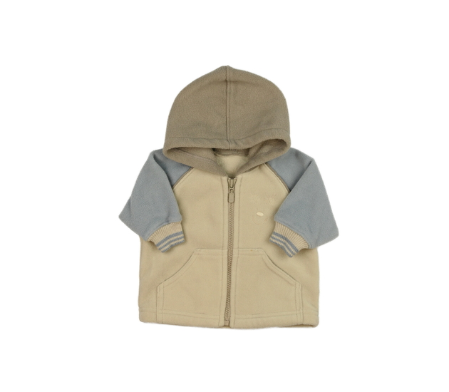 Hnědo-modrá fleecová mikina George