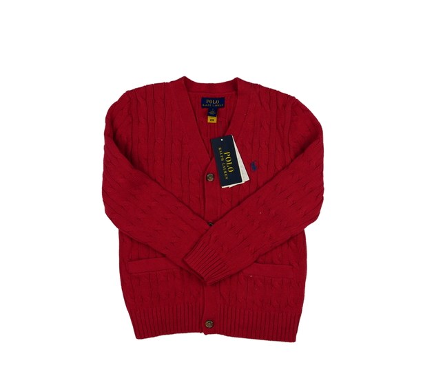 Nový červený svetr Ralph Lauren 
