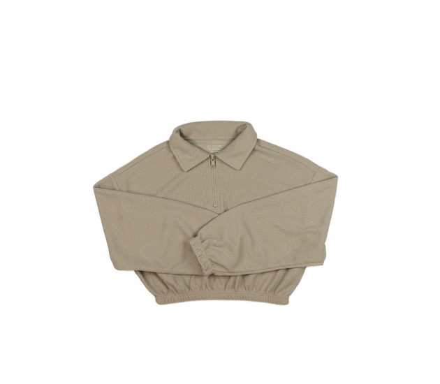 Hnědá crop mikina Primark 