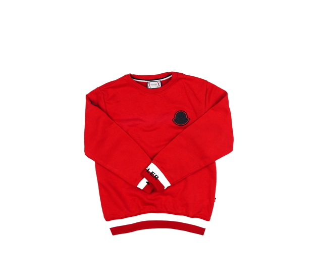 Červená mikina Moncler 