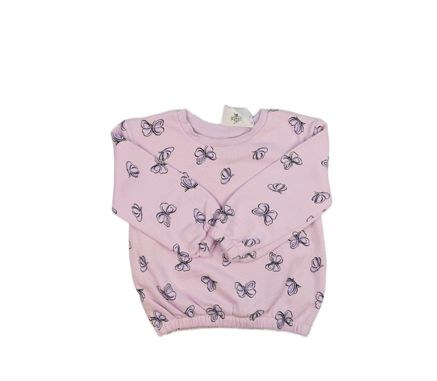 Nová fialová mikina s motýlky Primark 