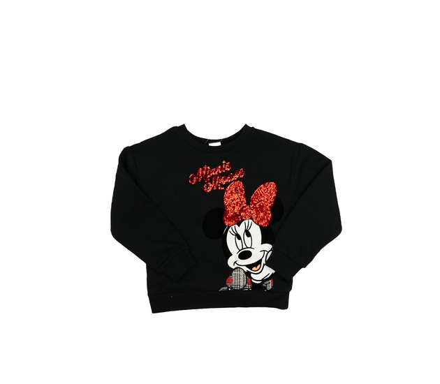 Černá mikina Minnie Disney George