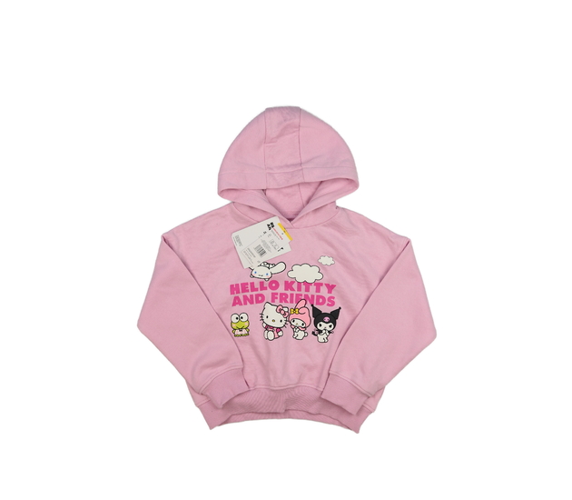 Nová růžová kratší mikina Hello Kitty 