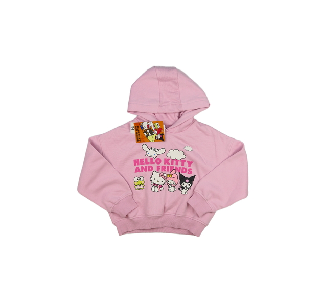 Nová růžová kratší mikina Hello Kitty 