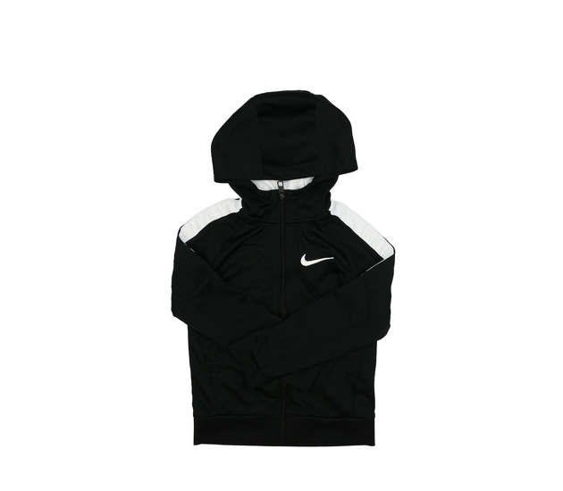 Černo-bílá sportovní mikina Nike 