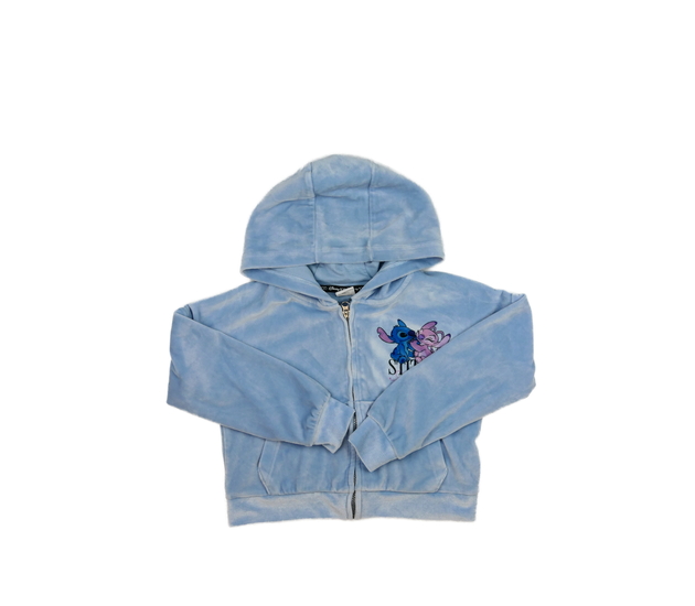 Modrá hebká crop mikina Stitch Primark 