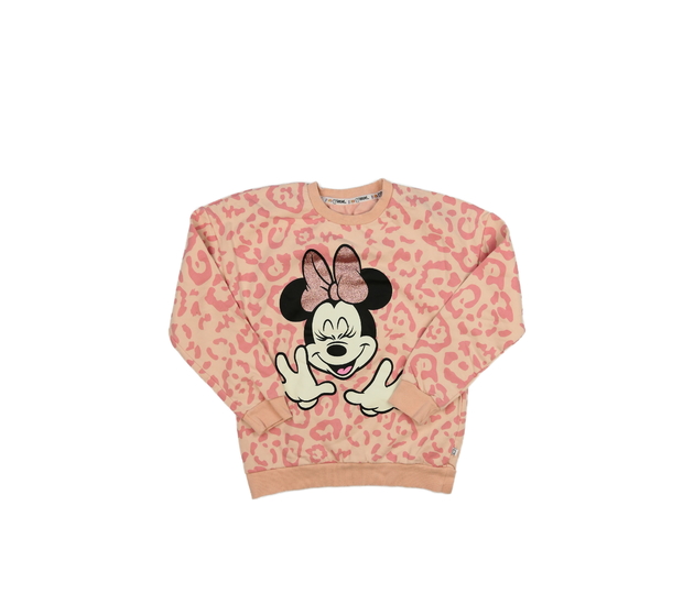 Růžová mikina Minnie Disney 
