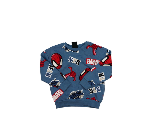 Modrá mikina Spider-man Marvel Primark 