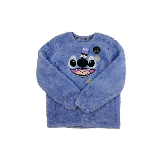 Nová modrá oversize mikina Stitch George