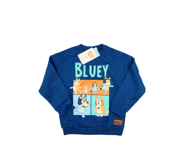 Nová modrá mikina Bluey 