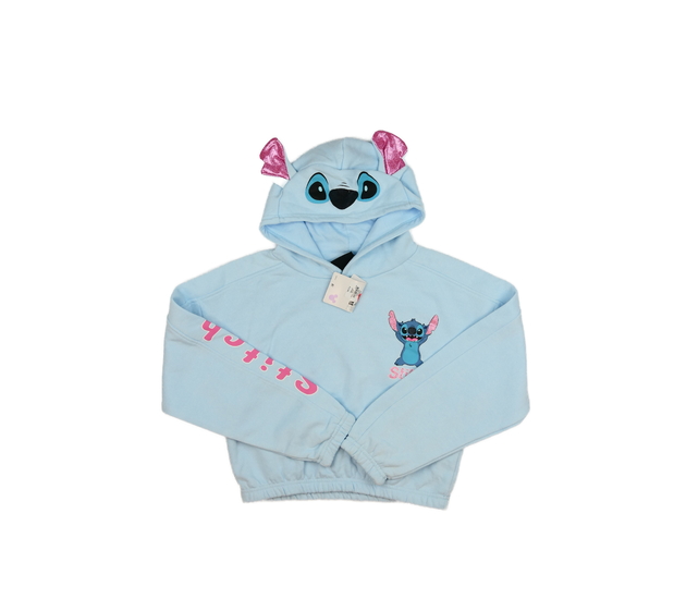 Nová modrá crop mikina Stitch Primark 