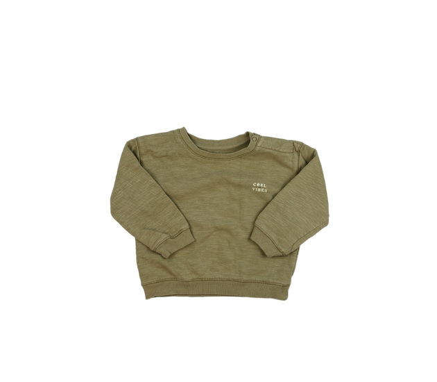 Khaki melírovaná mikina M&S