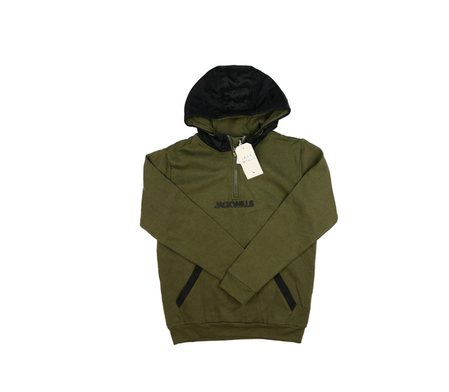 Nová zeleno-černá mikina Jack Wills 